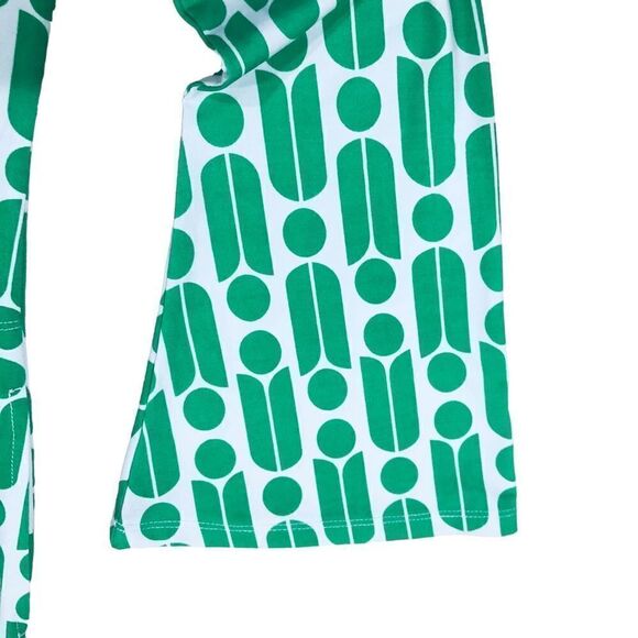 Macbeth Collection Geometric Print Bell Long Sleeve Cover Up Swimsuits Sz M NWOT - Picture 8 of 13